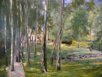 abedul crecer Max Liebermann Impresionismo alemán Pinturas al óleo